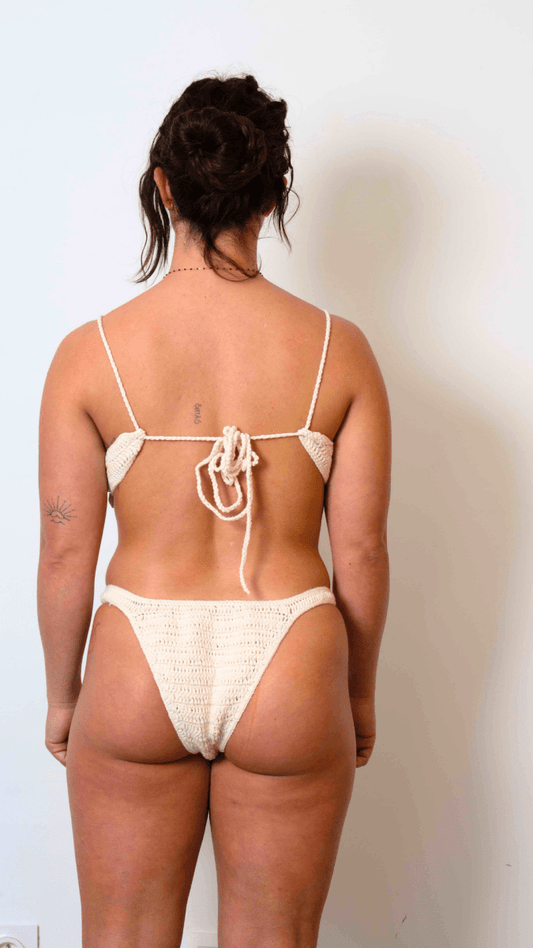 Bas de Maillot de Bain - Perle Naturelle - Crochet