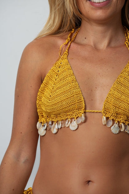 Bas de Maillot de Bain -Doré Atlantique - Crochet