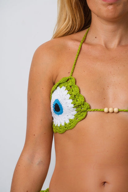 Haut de Maillot de Bain - Œil Sacré - Crochet