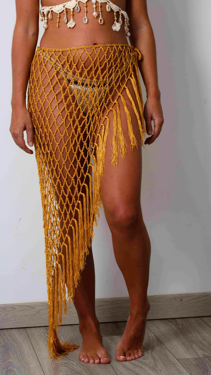 Jupe de Plage - Jaune Doré - Crochet